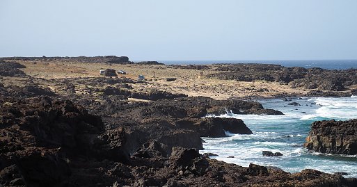 Der weisse Strand von Arenas Blancas auf El Hierro